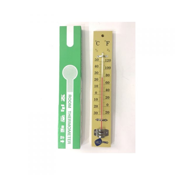 Thermometer พรีเมี่ยม สกรีนโลโก้ เทอร์โมมิเตอร์ไม้ติดผนังวัดอุณหภูมิห้อง