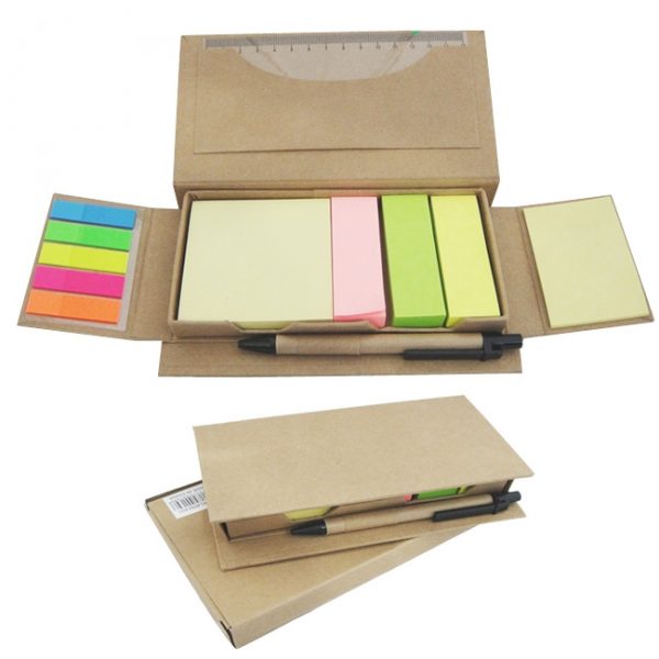 ECO Post-it sticky notes Ruler & Pen Stationery