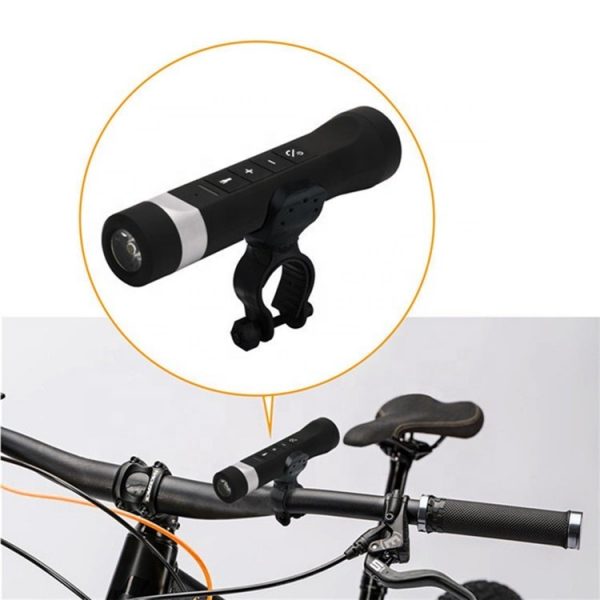 Bicycle Multi-Function ติดจักรยาน 4 in 1 Flashlight With Universal Phone Mount