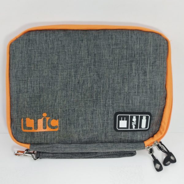 กระเป๋าสายชาร์จ กระเป๋าเก็บอุปกรณ์ สกรีนโลโก้ Mobile Charger Bag กระเป๋าอเนกประสงค์ ใส่อุปกรณ์ไอที