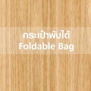กระเป๋าพับได้ Foldable Bag