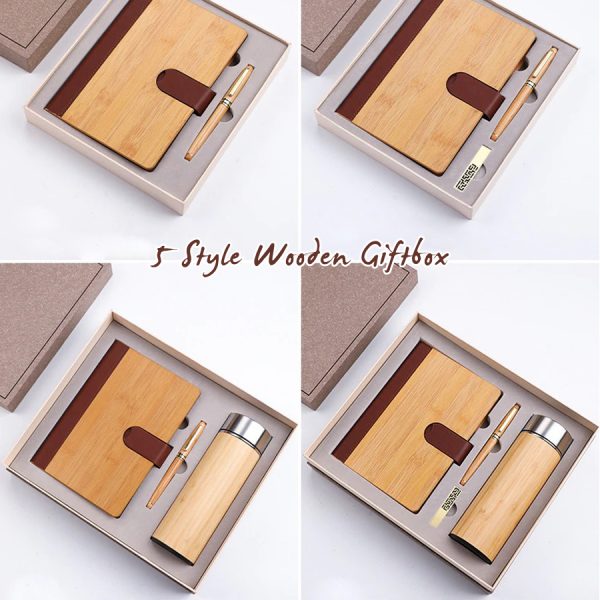 5 Style Wooden Giftbox ชุดของขวัญ Wooden Series 5 แบบ New year Giftset ของขวัญปีใหม่