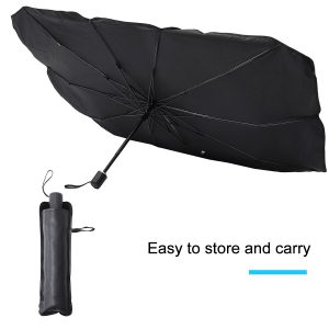 Car Sunshade Foldable Umbrella ร่มบังแดดพับเก็บได้สำหรับรถยนต์