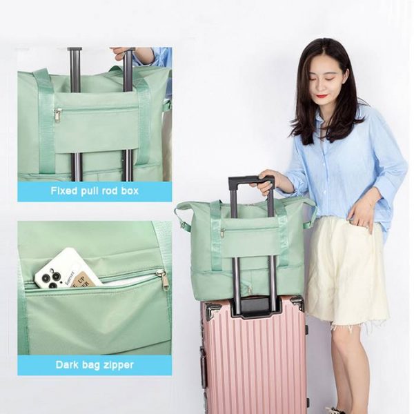 กระเป๋าพับได้ กระเป๋าเสริมเดินทาง ขยายก้นได้ Foldable Travel Bag