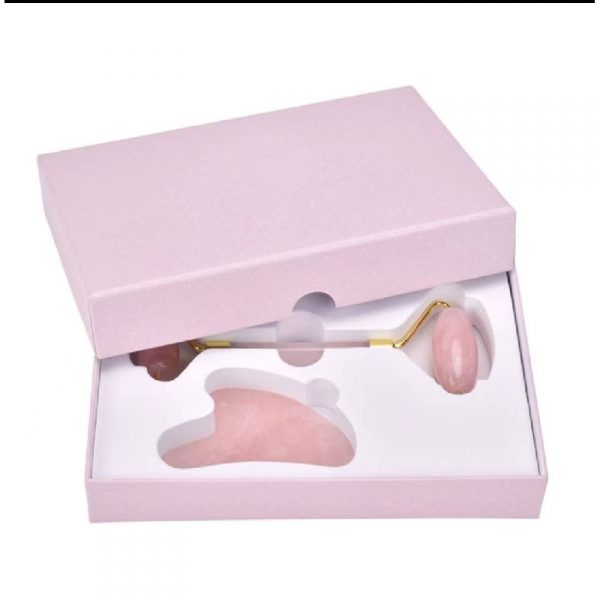 Face massage roller and Gua sha