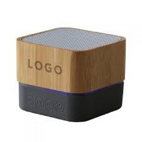 Silicone & Wood bluetooth speaker ลำโพงบูลทูธ วัสดุผลิตจากไม้ไผ่และซิลิโคน